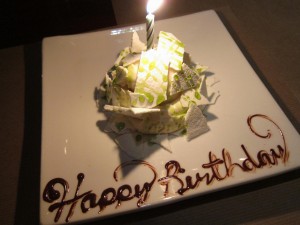 Birthday pavlova
