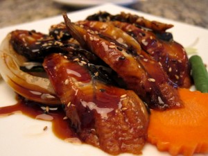 BBQ eel appetizer