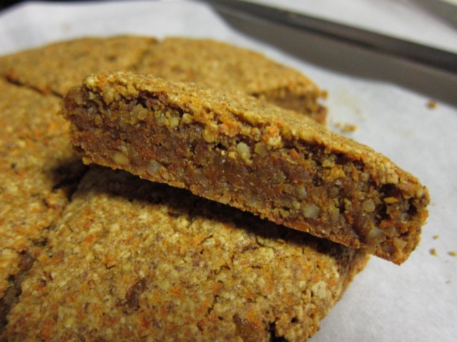 Carrot cake breakfast bar wedge