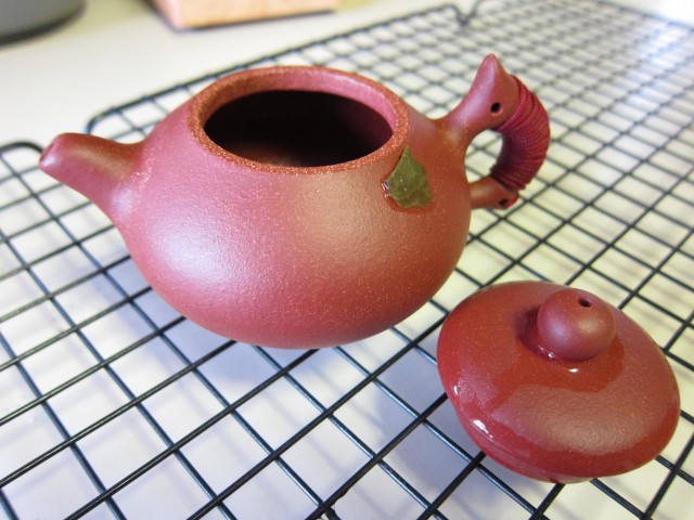 Fully seasoned Yixing teapot