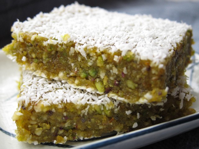 Orange pistachio bars 3