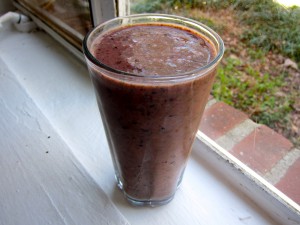 Strawberry spinach smoothie