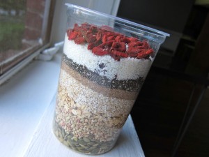 Layered muesli