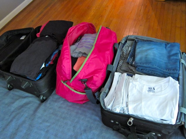 Bags packed for Seattle