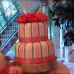 Fade edge wedding cake