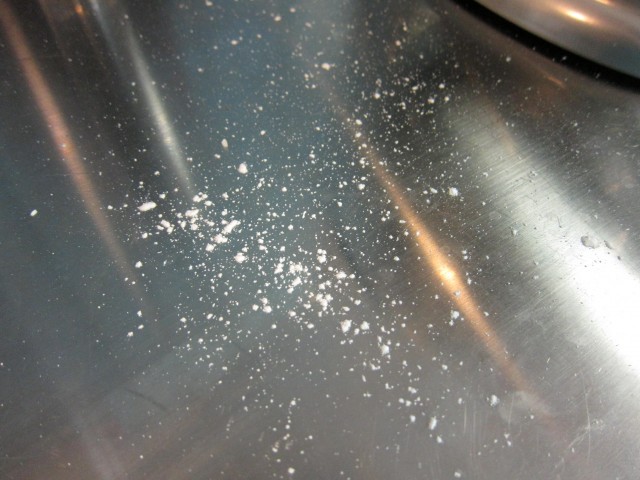 Powdered sugar everywhere