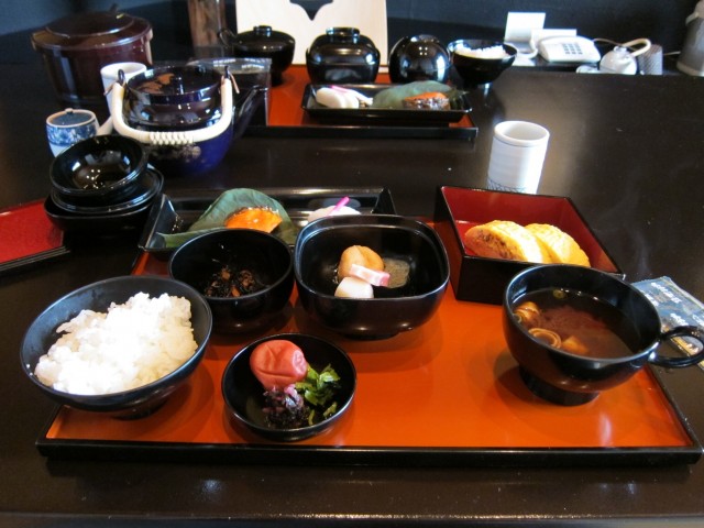 Traditional Japanese breakfast