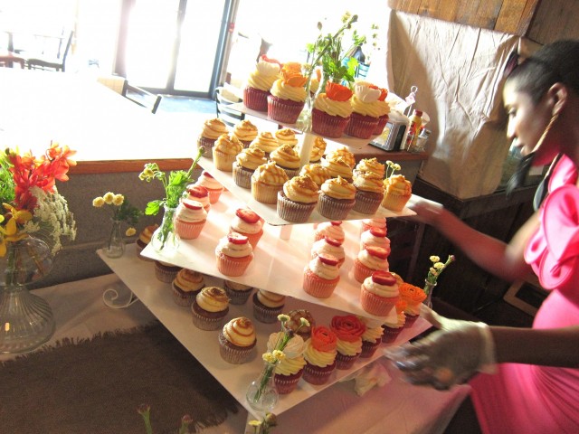 wedding cupcake tower