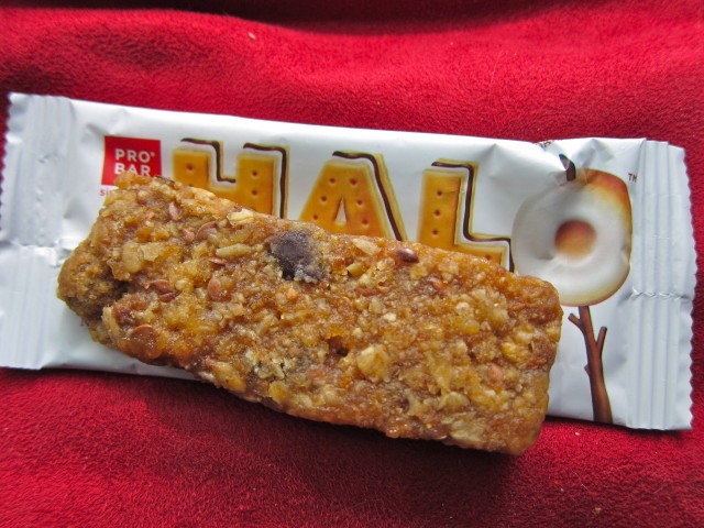 Halo S'mores bar out of wrapper