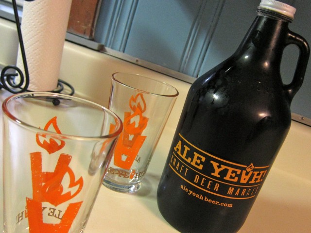 New Ale Yeah! growler