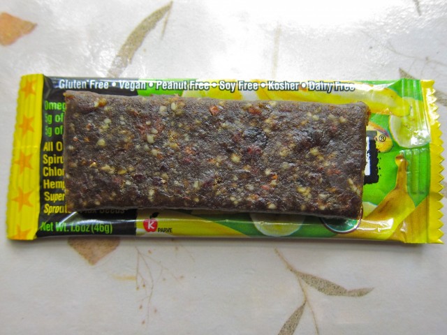 RR tropical banana bar unwrapped