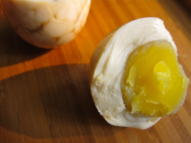 Chinese tea egg creamy yolk