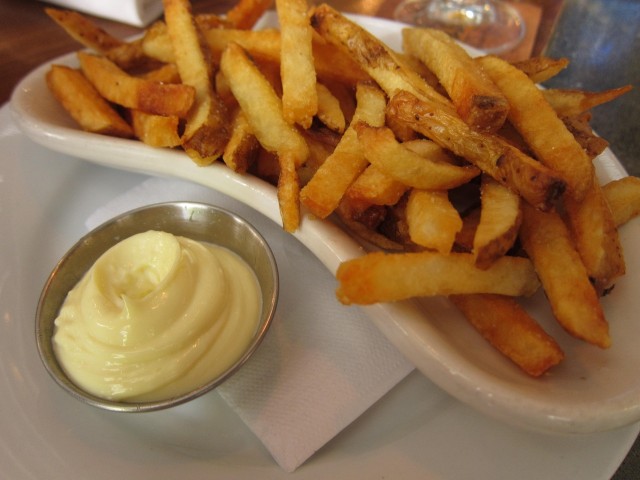 Leon's fries and garlic aioli