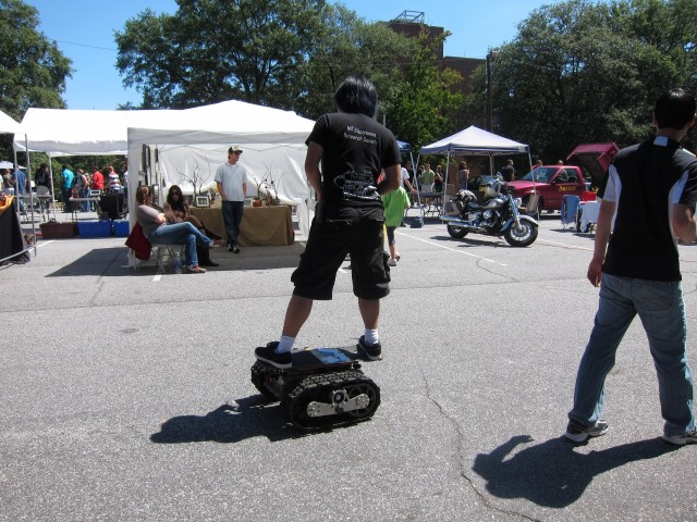 Remote controlled skate board