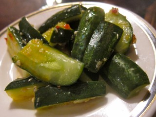 Cafe 101 spicy cucumbers