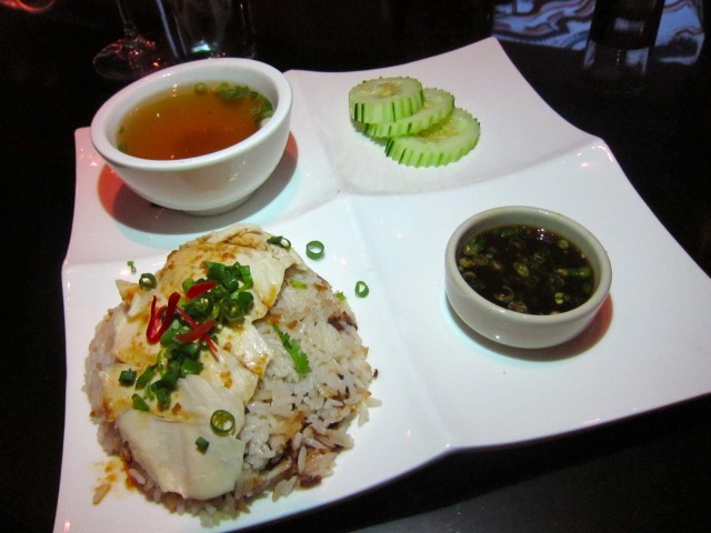 Chicken and rice dish