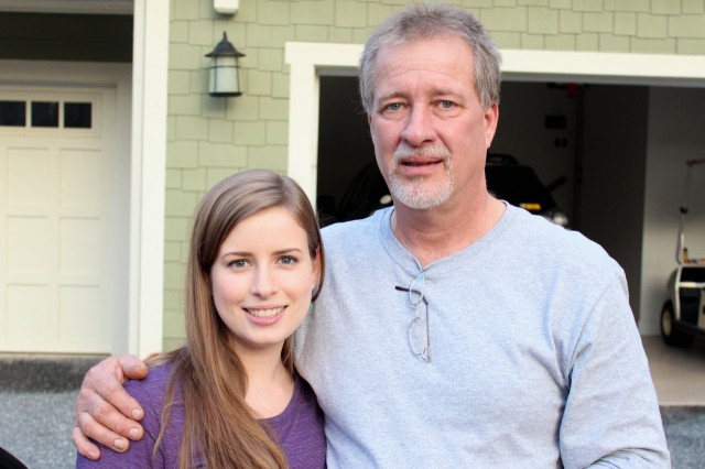 Me and Dad Christmas 2011