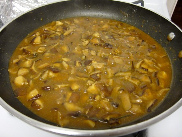 Miso shiitake gravy