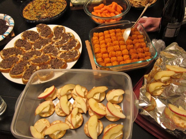 Potluck spread 1