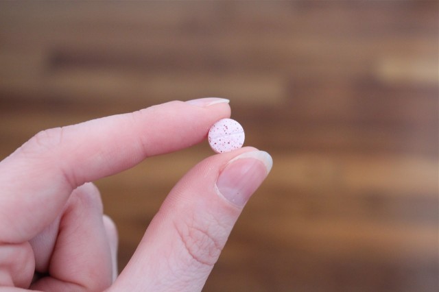 B12 pill pinch