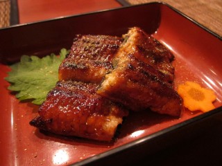 Grilled eel at Amu