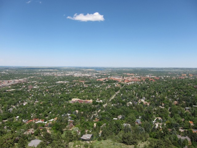 View from the mountains