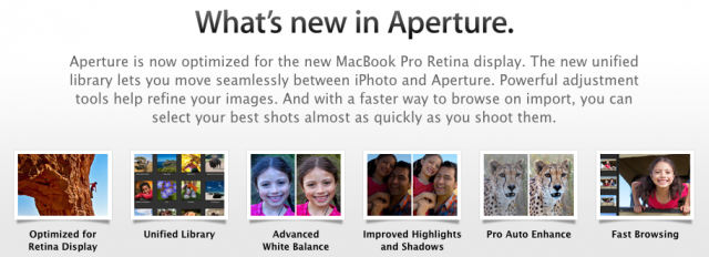 Aperture info