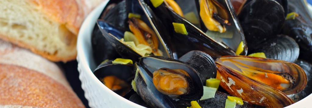 Sake-steamed Mussels