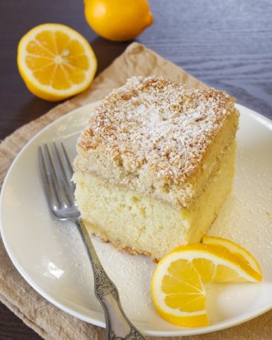 Lemon ginger coffeecake