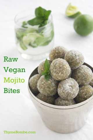 Raw Vegan Mojito Bites